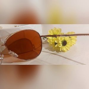 Marc Jacobs Rose Gold Aviator Sunglasses